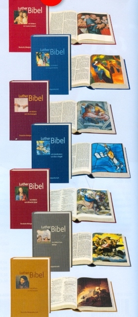 Lutherbibeln mit Meisterwerken der Kunst